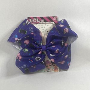 LOL SURPRISE! LARGE Color PURPLE HAIR SALON BOW Collect LOL NWT